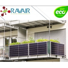 720W Balcony solution with 6 x 120W semi-flexible panels and Hoymiles HMS-800-2T Micro inverter, cables & accessories
